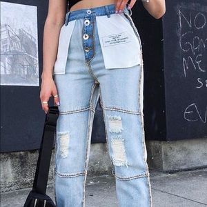 Maniere De Voir Inside out Jeans